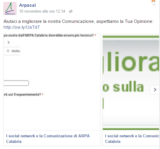 ArpaCalabria, consigli (non richiesti) per utilizzare meglio i social network